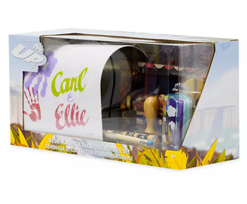 Up Pixar Carl y Ellie Conjunto de Buzón y Papelería de Escritorio