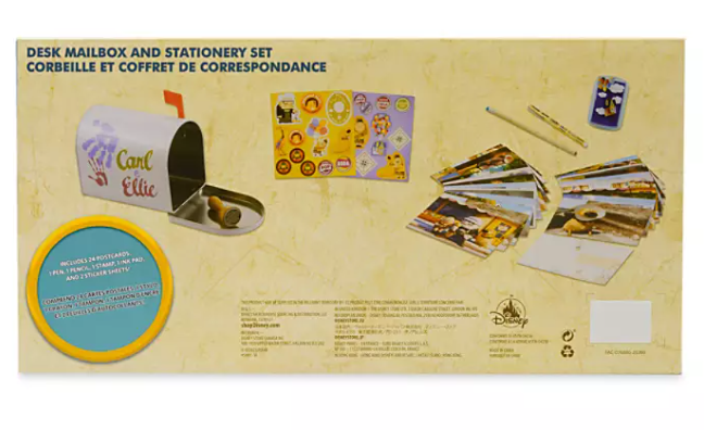 Up Pixar Carl y Ellie Conjunto de Buzón y Papelería de Escritorio