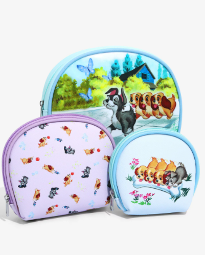 La Dama Y El Vagabundo PRE- ORDEN Set Cosmetiqueras