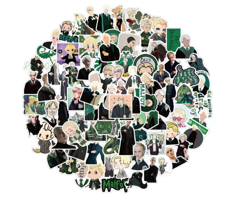 Harry Potter Draco Malfoy Set De Calcamonias Stickers