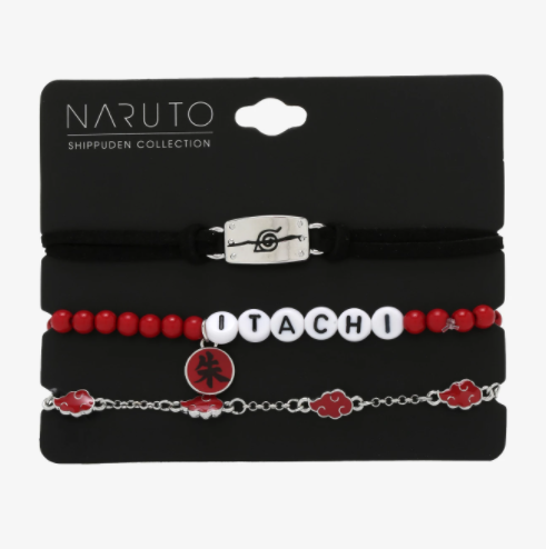 Naruto Set De Pulseras Akatsuki