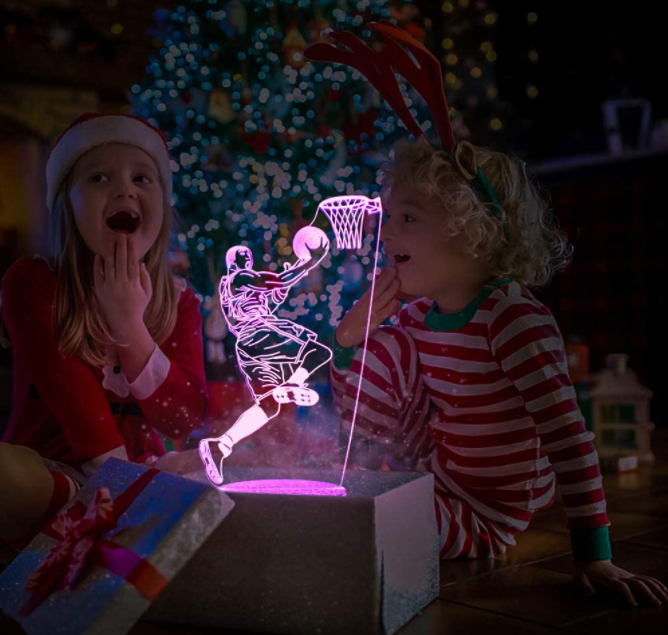 Lampara Holografica Basketball