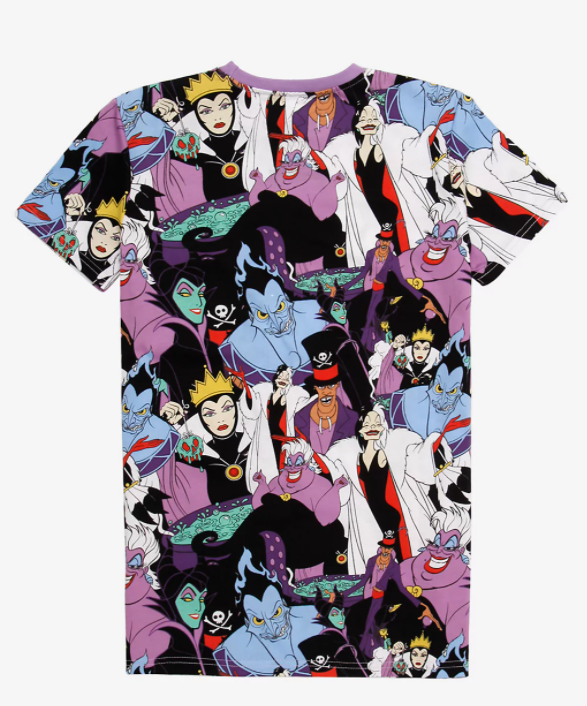 Camiseta Villanas Disney Villanos