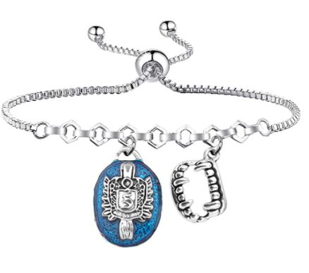 Diario De Vampiros Brazalete Plateado D