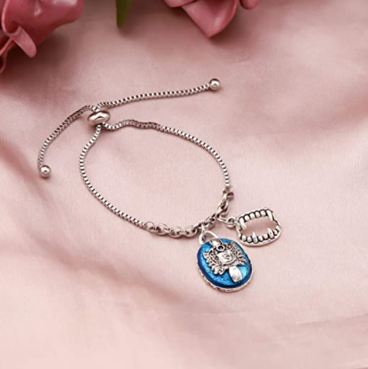 Diario De Vampiros Brazalete Plateado D