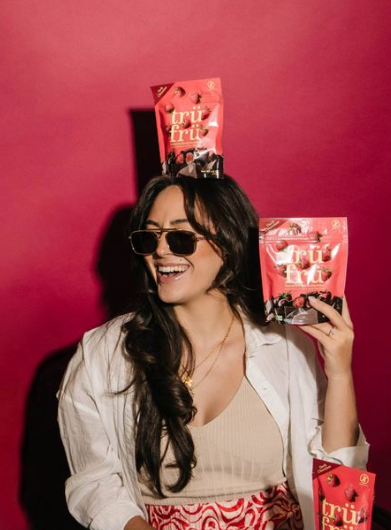 Tru Fru Hyper-Dried Strawberries Covered in Dark Chocolate - 4.2oz