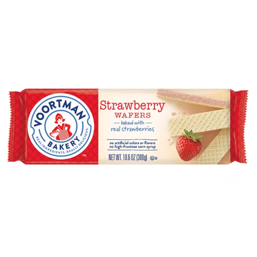 VOORTMAN Bakery Strawberry Wafers 10.6 oz