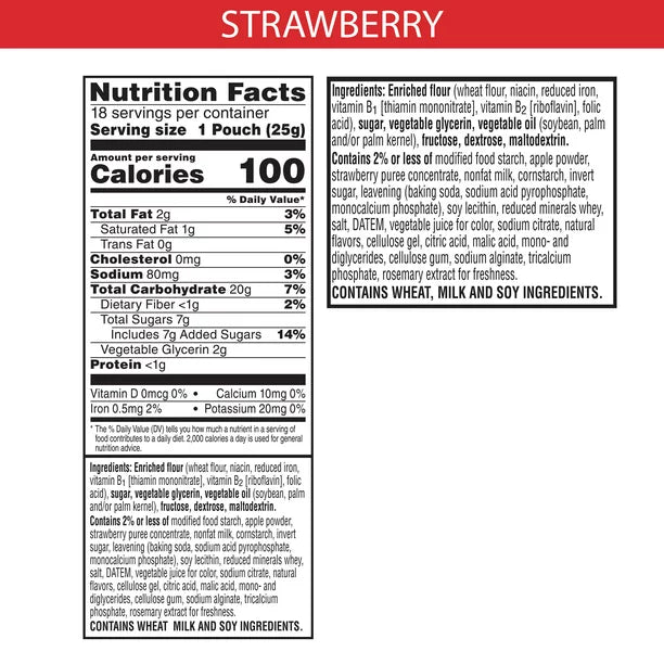 Kellogg's Special K Pastry Crisps, 15.84 Oz, Caja con 16 Barras