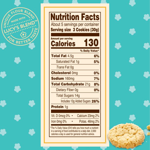 Lucy's Gluten-Free Sugar Cookies, 5.5 oz