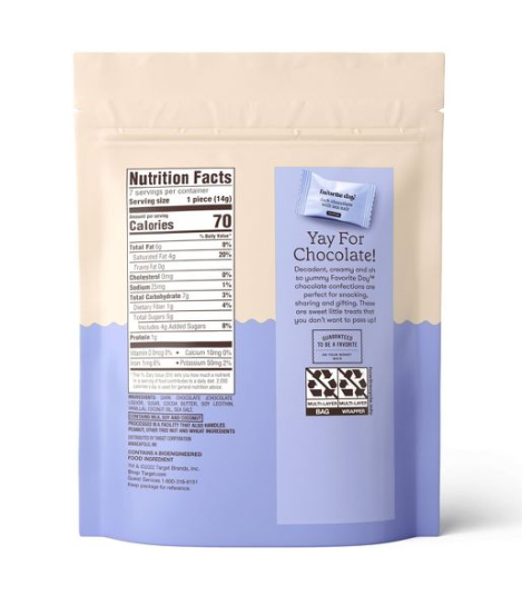 Dark Chocolate with Sea Salt Truffle - 3.5oz - Favorite Day™