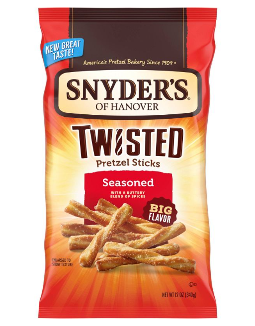 Snyder's of Hanover Twisted Pretzel Sticks - 12oz