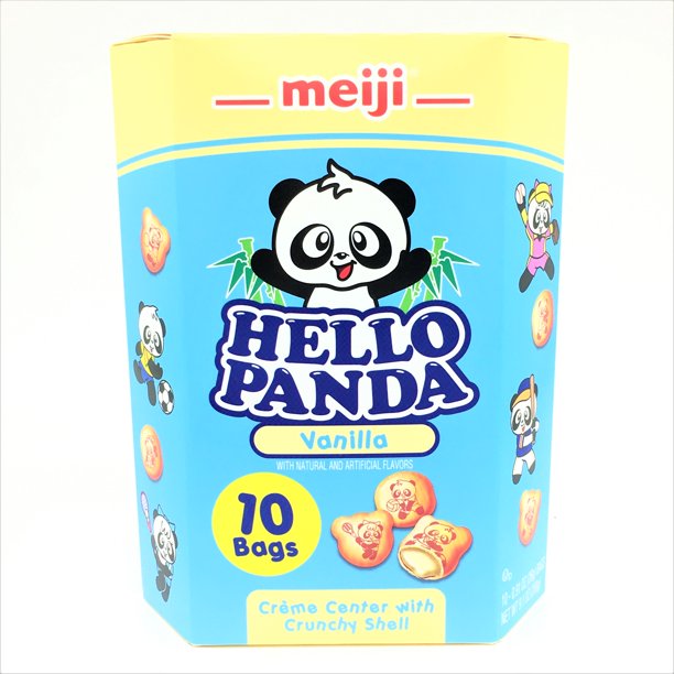 Meiji Hello Panda Cookie-Vanilla 10 Bolsas de 26g