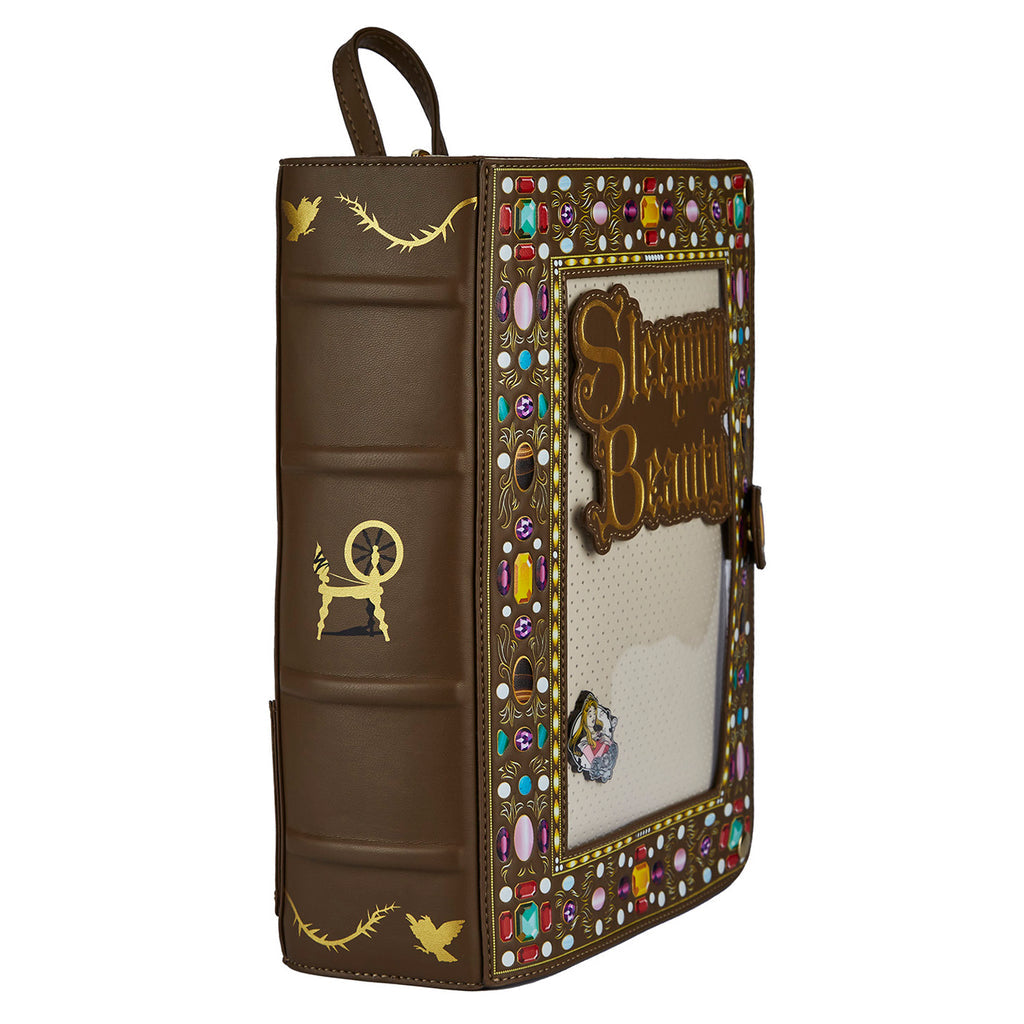 Bella Durmiente Princesa Aurora Bolsa Libro Crossbody