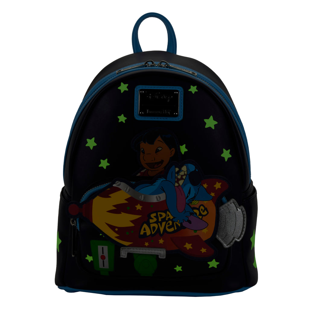 Lilo & Stitch Mochila Planeta Brilla Obscuridad