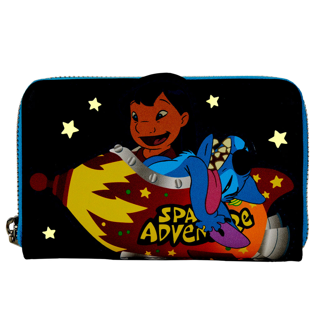 Lilo & Stitch Cartera Planeta Brilla Obscuridad