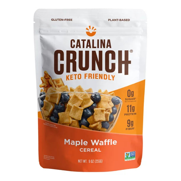 Catalina Crunch Maple Waffle Keto Cereal, 9oz