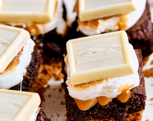 GHIRARDELLI White Chocolate Squares with Caramel Filling, 8.9 OZ