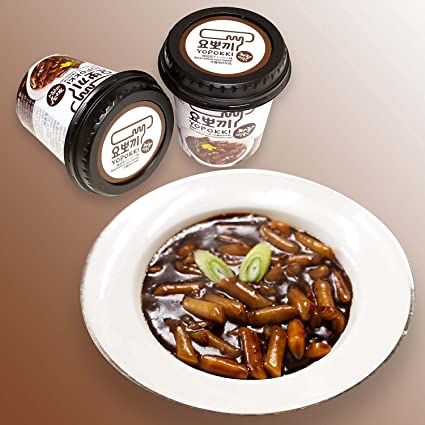 Yopokki Jjajang Tteokbokki Cup I Korean Topokki Instant Retort Rice Cake (2)