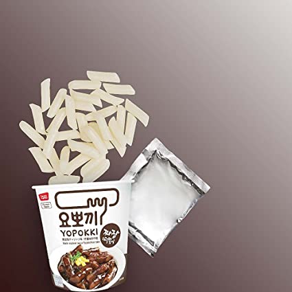 Yopokki Jjajang Tteokbokki Cup I Korean Topokki Instant Retort Rice Cake (2)