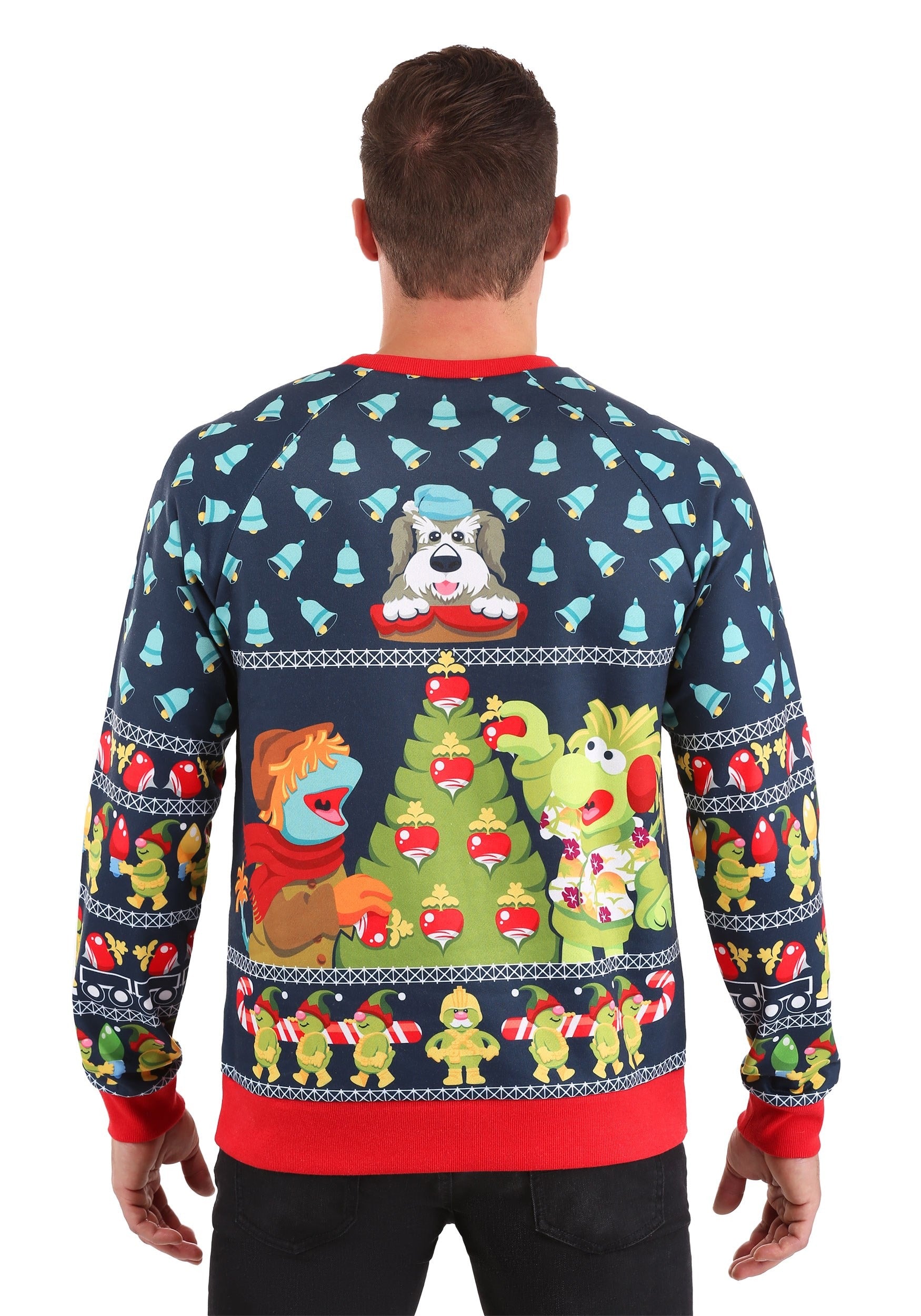 Fraggle Rock Sublimated Ugly Christmas Sudadera Sueter