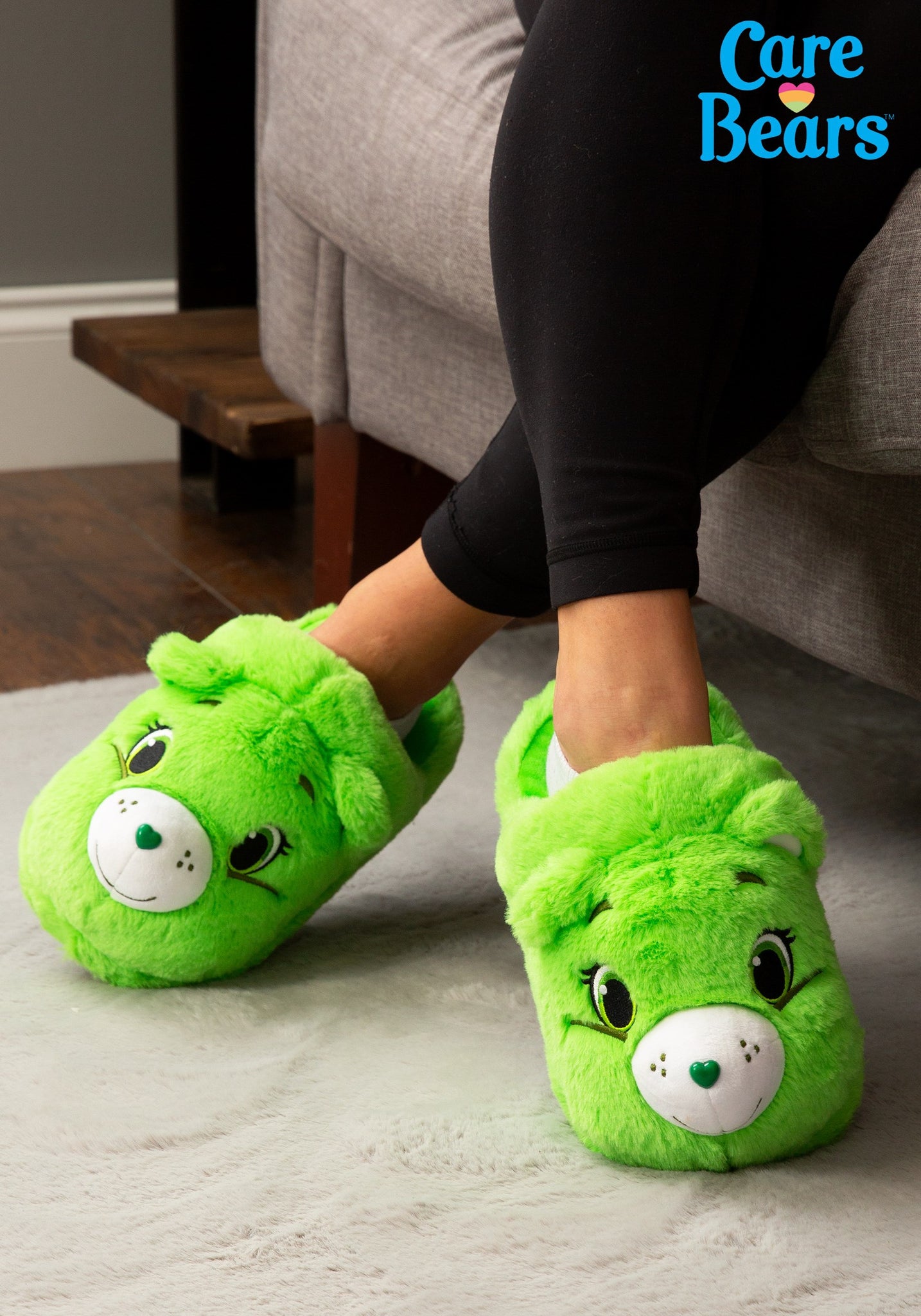 Ositos Cariñositos Pantuflas Verdes