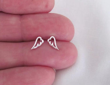 Aretes Alas De Angel Plata