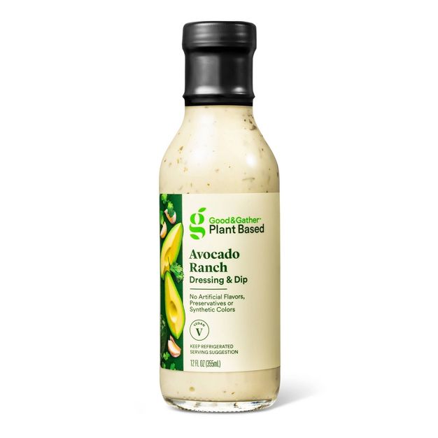Plant Based Avocado Ranch Dressing - 12 fl oz - Good & Gather™ – North ...