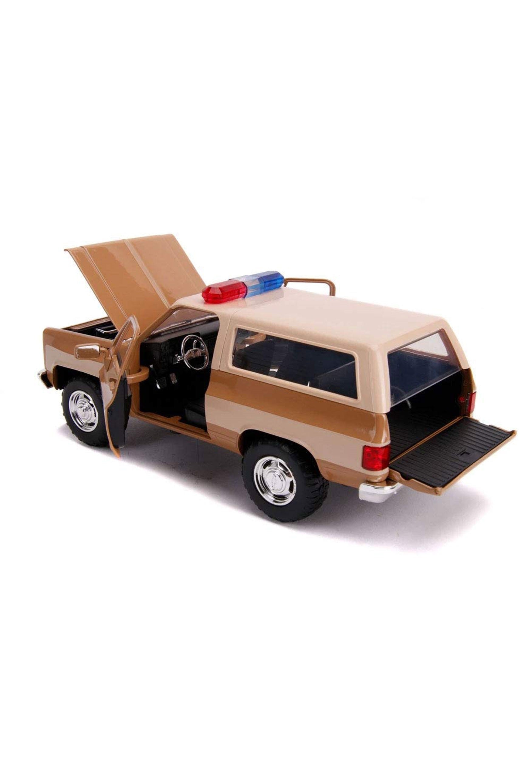 Stranger Things Policia Hawkins Camioneta Escala