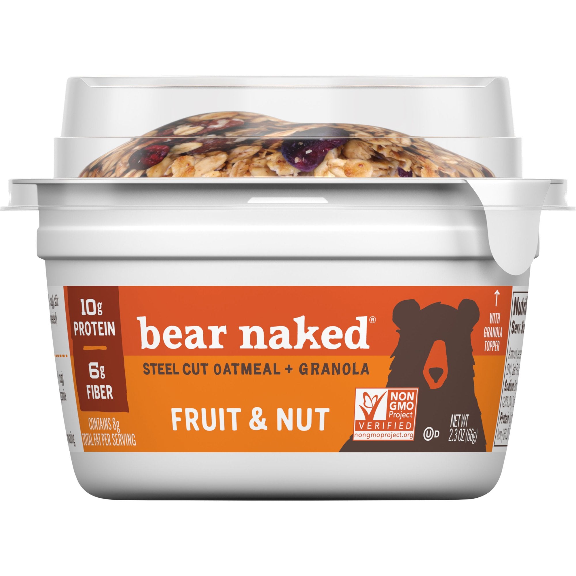 Bear Naked Granola and Steel Cut Oatmeal, Fruit and Nut, 2.3 Oz