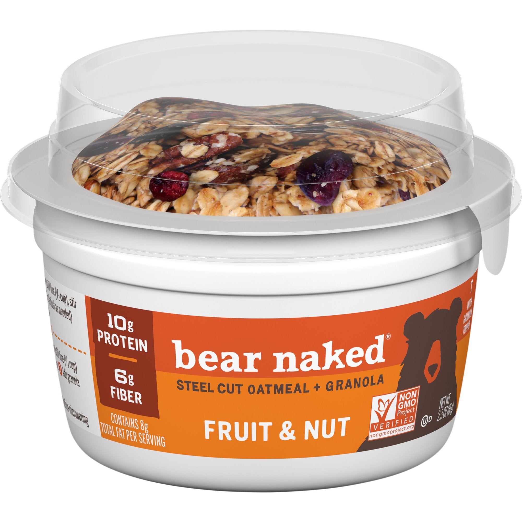 Bear Naked Granola and Steel Cut Oatmeal, Fruit and Nut, 2.3 Oz