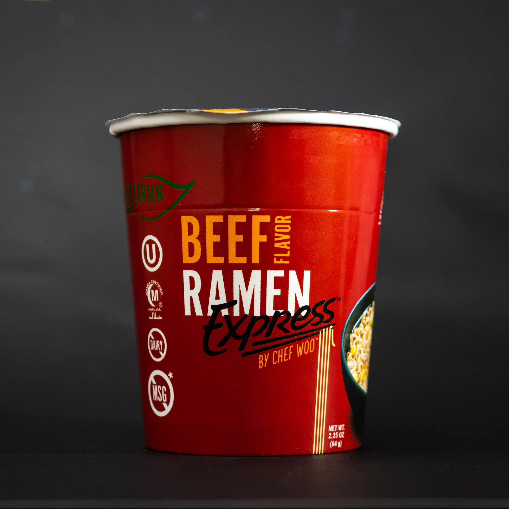Ramen Express by Chef Woo Beef Flavored Ramen Noodles