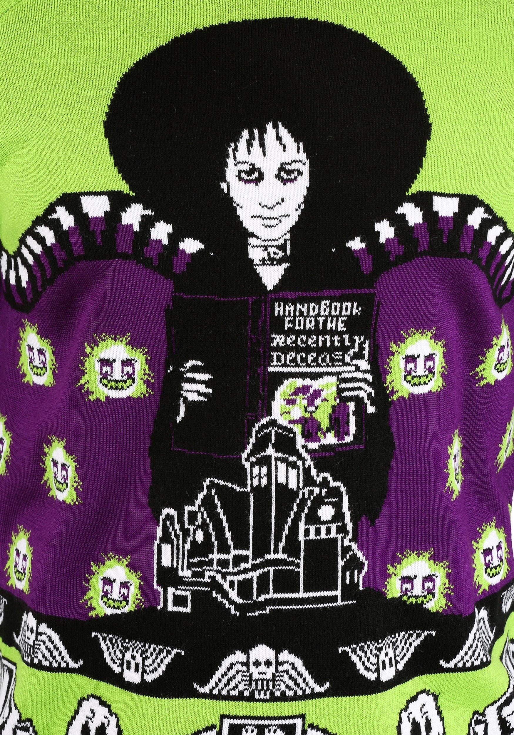 Beetlejuice Ugly Sweater Sueter