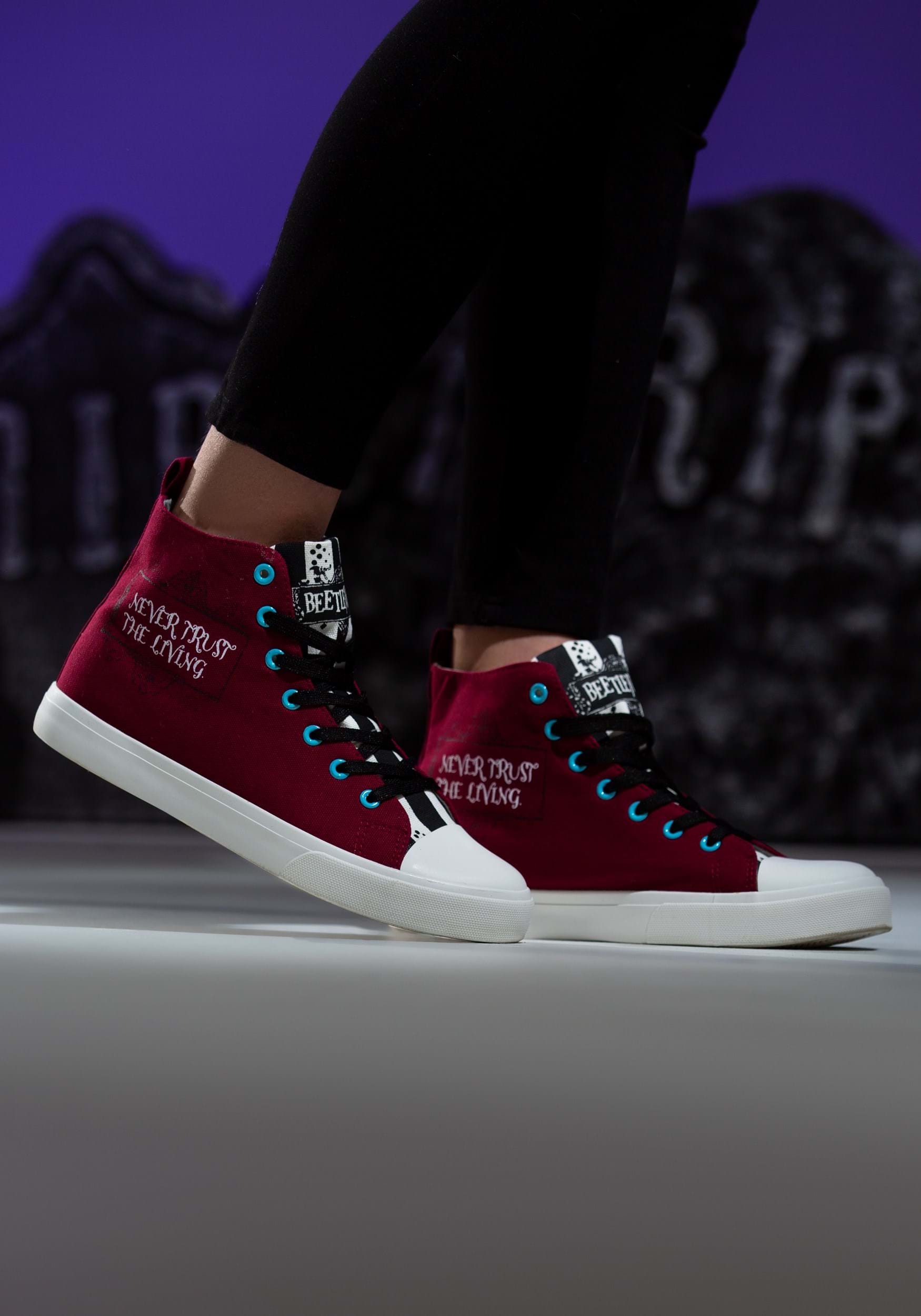 BeetleJuice Tennis Recently Deceased Sneakers Unisex