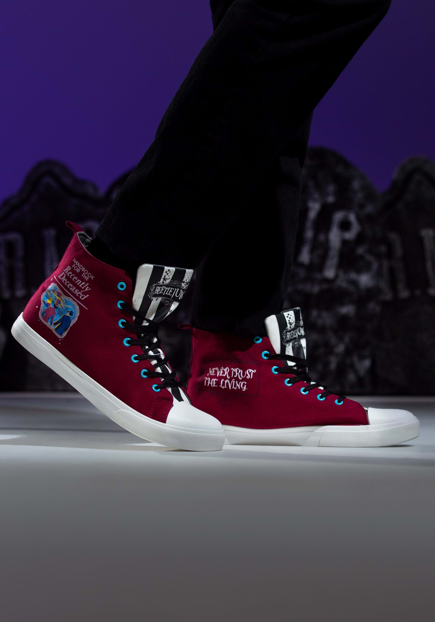 BeetleJuice Tennis Recently Deceased Sneakers Unisex