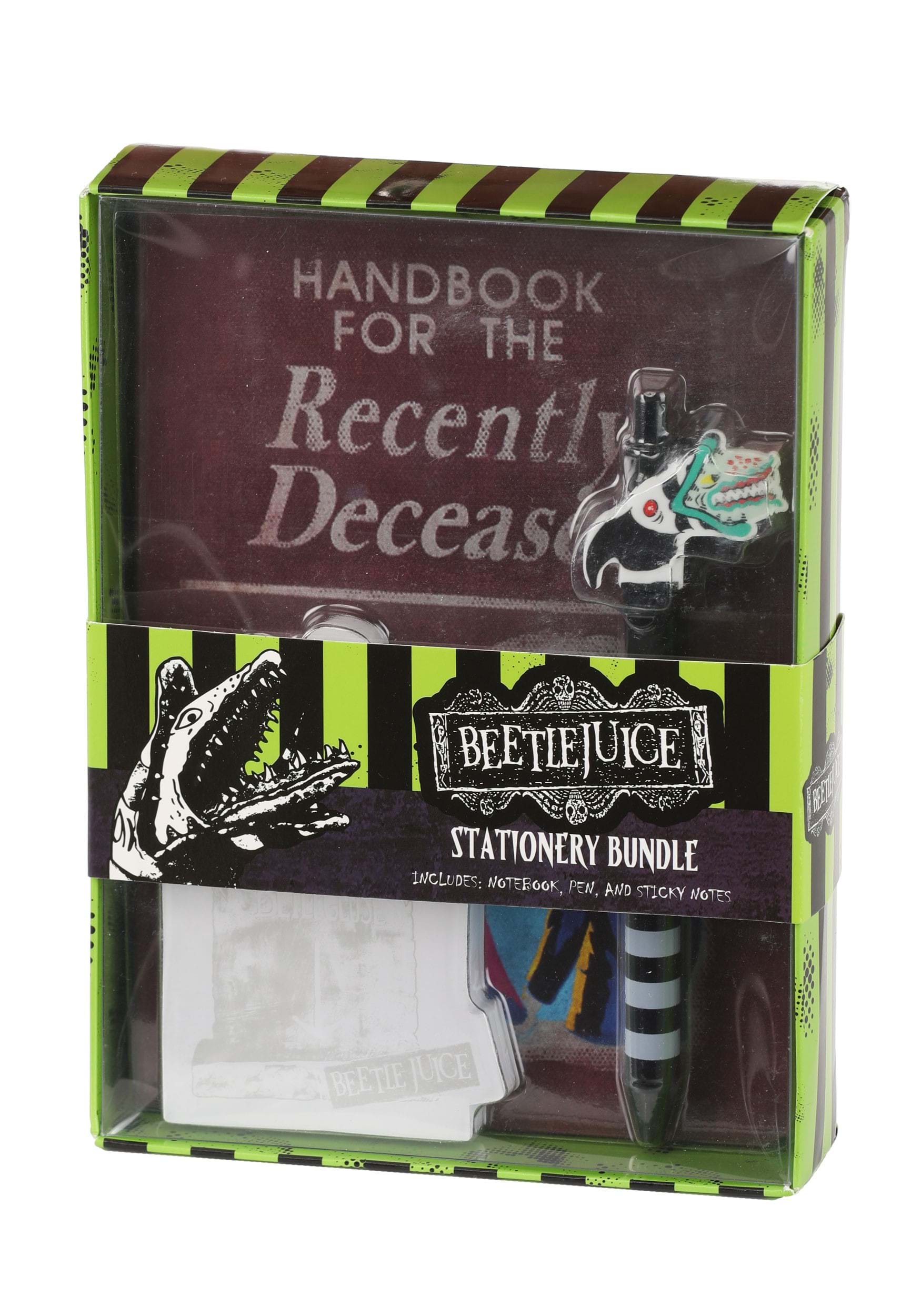 Beetlejuice Stationary Oficina Set Cuaderno Y Pluma