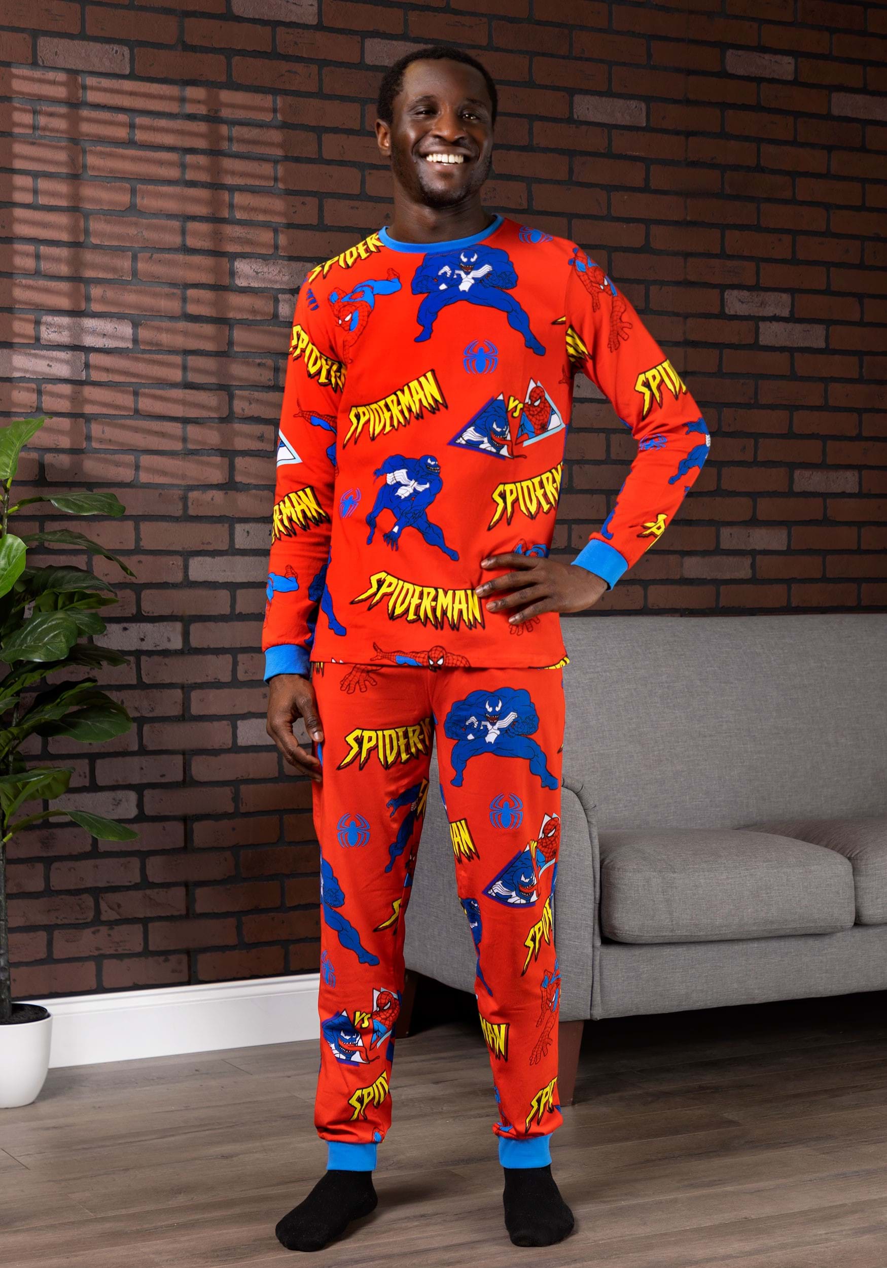 Spider Man Pijama Unisex Hombre Araña