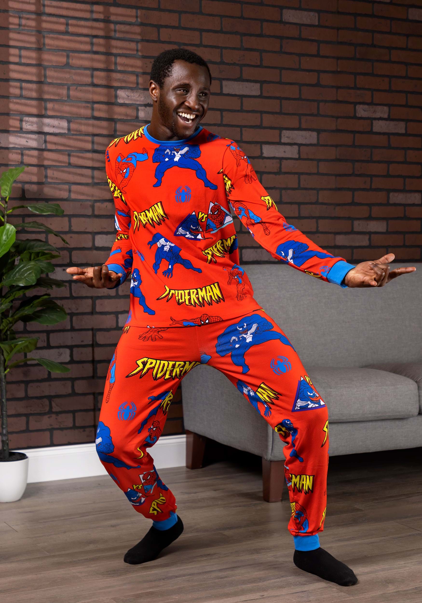 Spider Man Pijama Unisex Hombre Araña