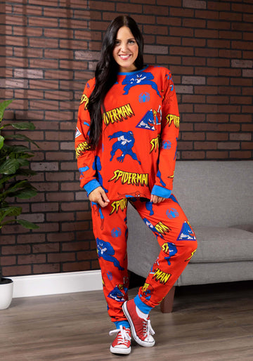 Spider Man Pijama Unisex Hombre Araña