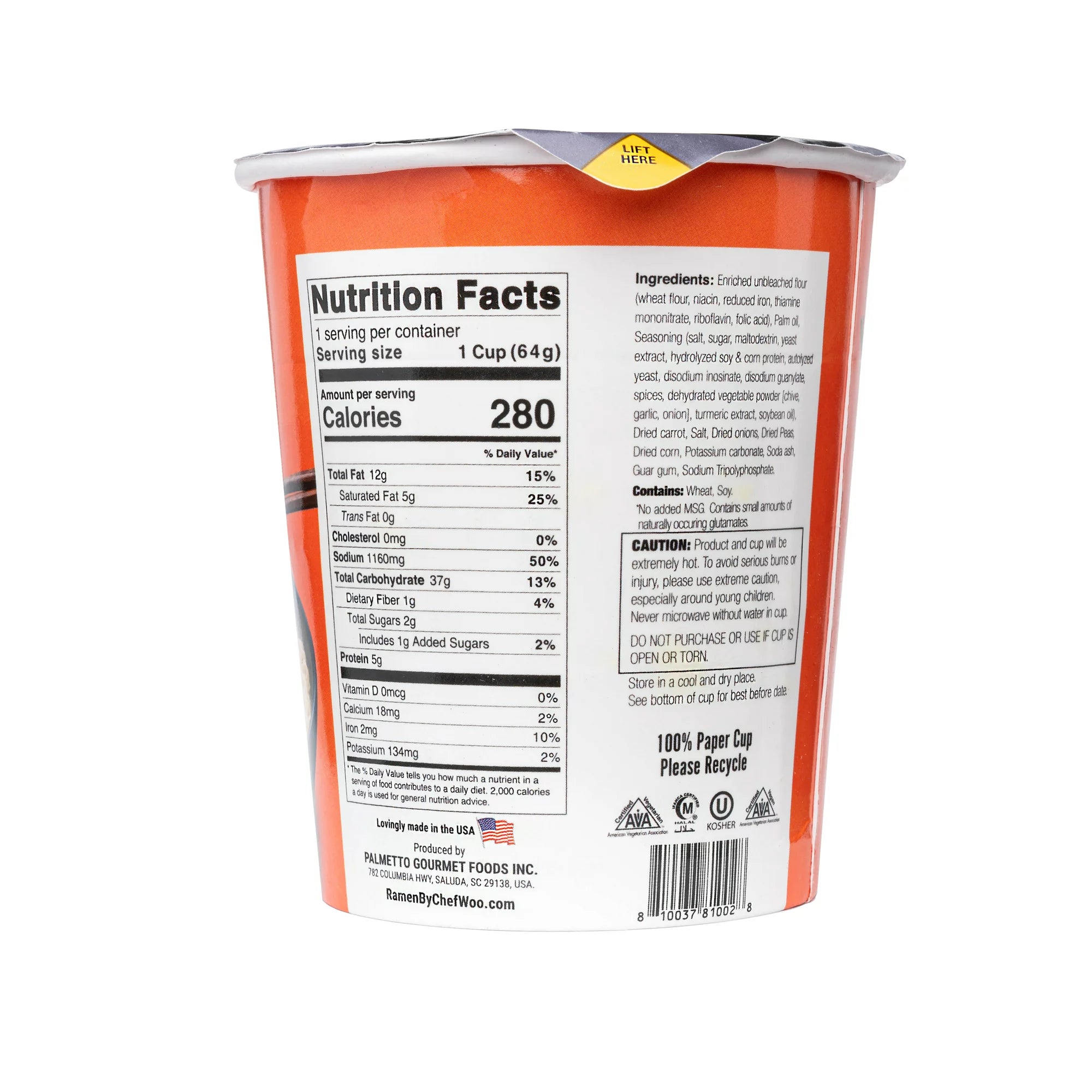 Ramen Express by Chef Woo Roasted Chicken Flavored Ramen Noodles