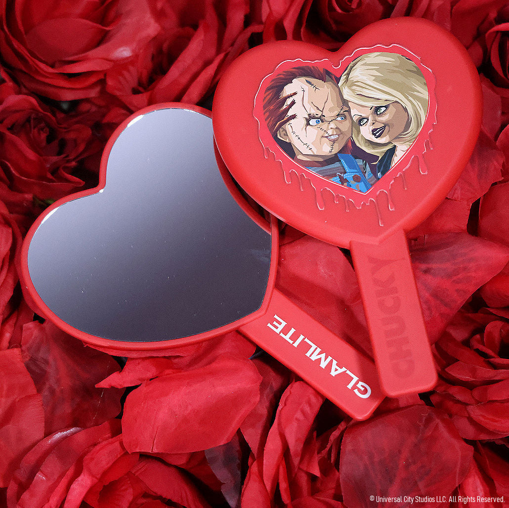 Chucky Espejo De Mano Corazon
