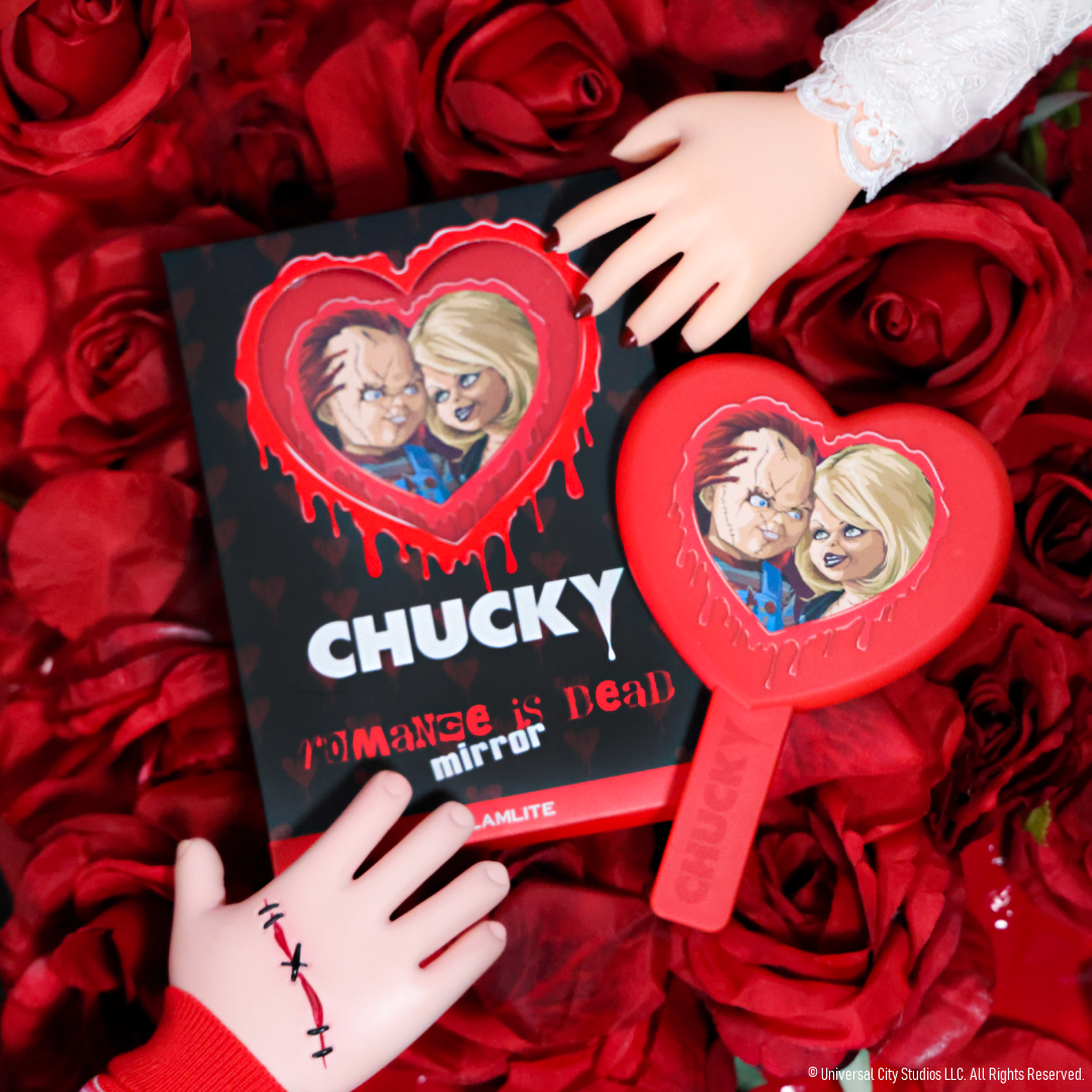 Chucky Espejo De Mano Corazon