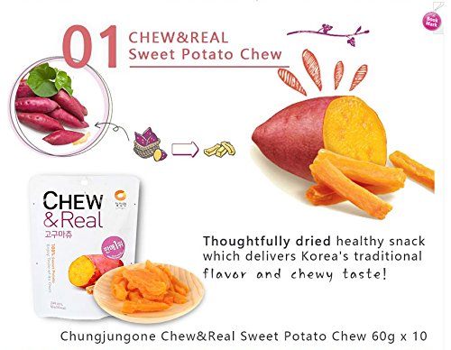 CJW 100% Dried Sweet Potato Chew Snack (3)