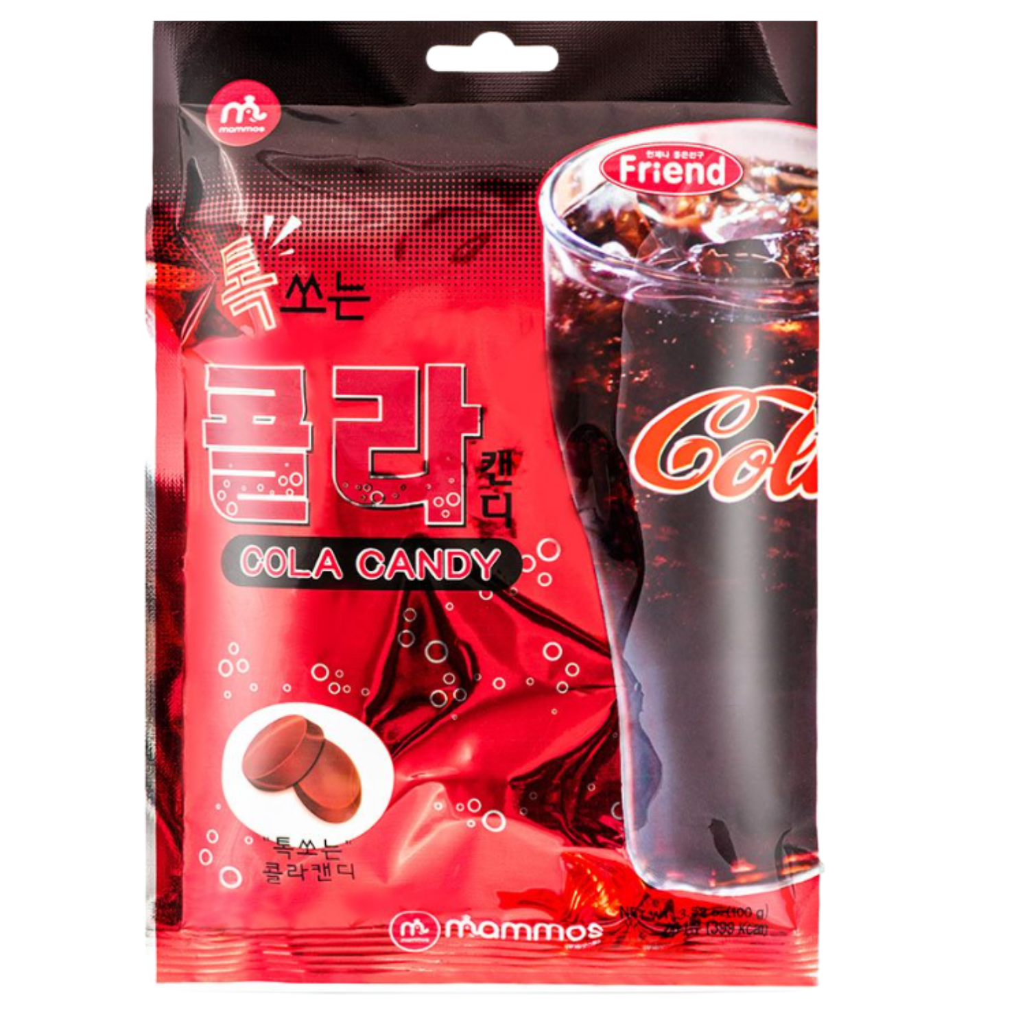 Mammos Friend Cola Candy, Korean Candy Tablet