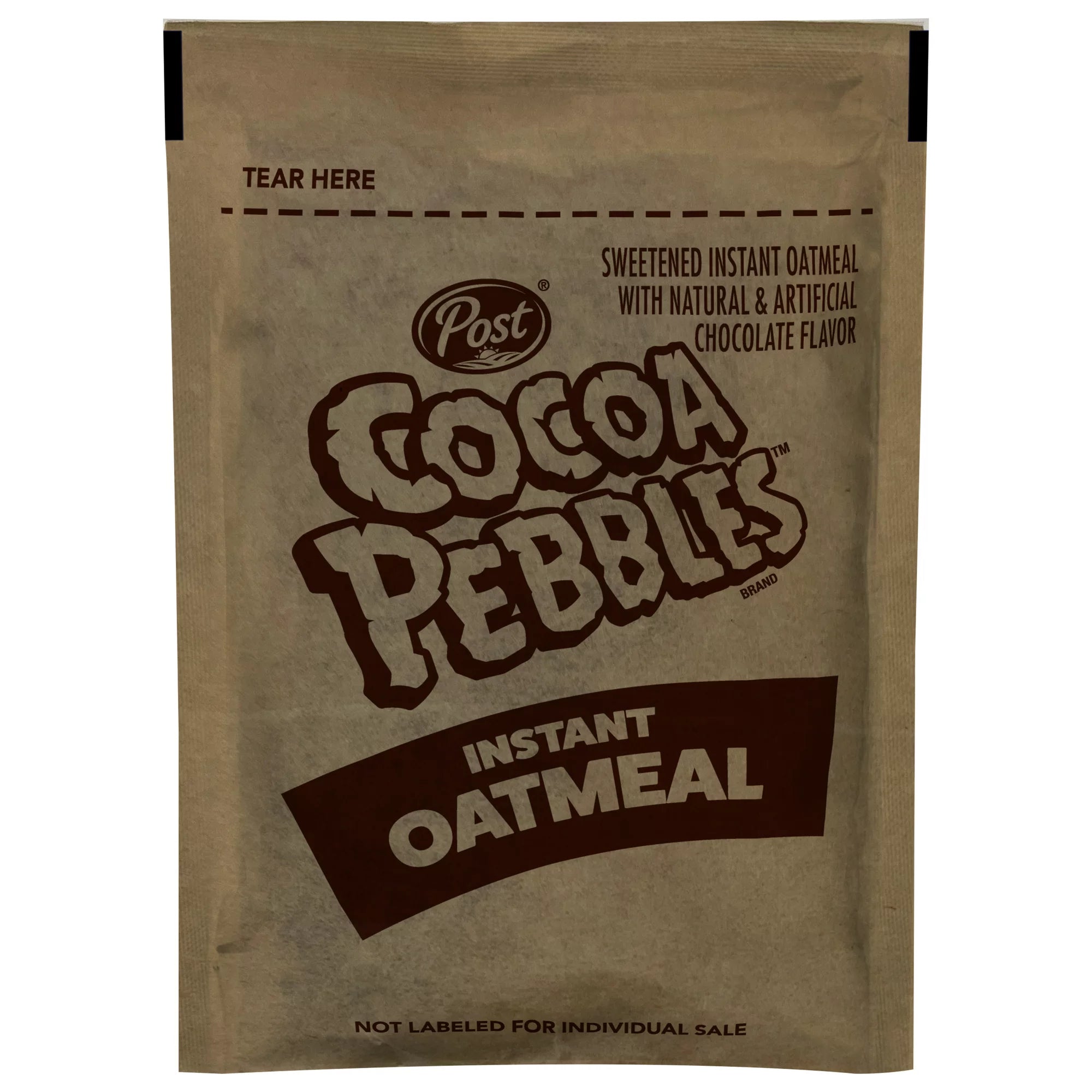 Post Cocoa PEBBLES Instant Oatmeal for Kids, 8.4oz, Cont. 6