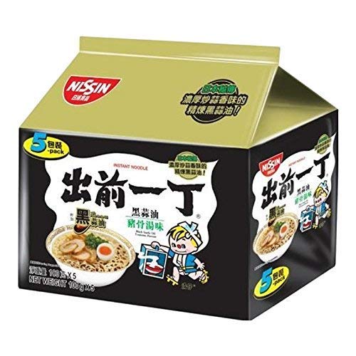 NineChef Bundle - Nissin Demae Black Garlic Oil Instant Japanese Ramen