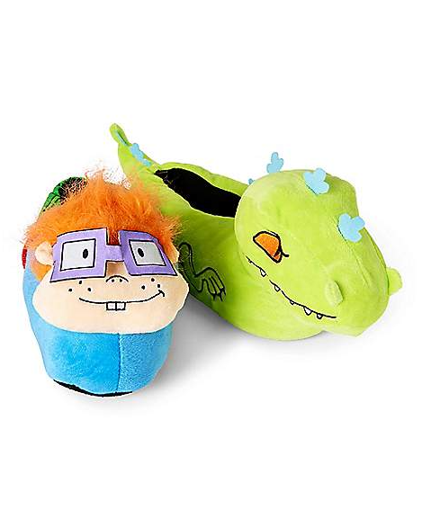 Rugrats Pantunflas Reptar Y Carlitos