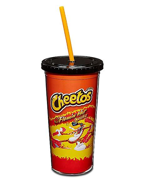 Cheetos Termo Vaso Con Popote
