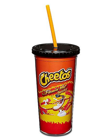 Cheetos Termo Vaso Con Popote