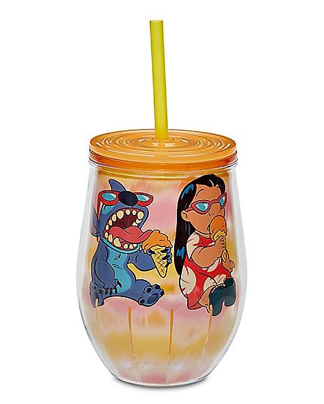 Lilo & Stitch Vaso Con Popote