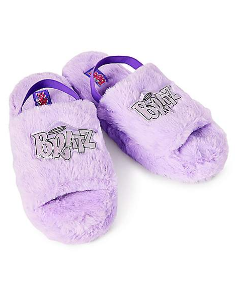 Bratz Peluche Pantunflas Moradas